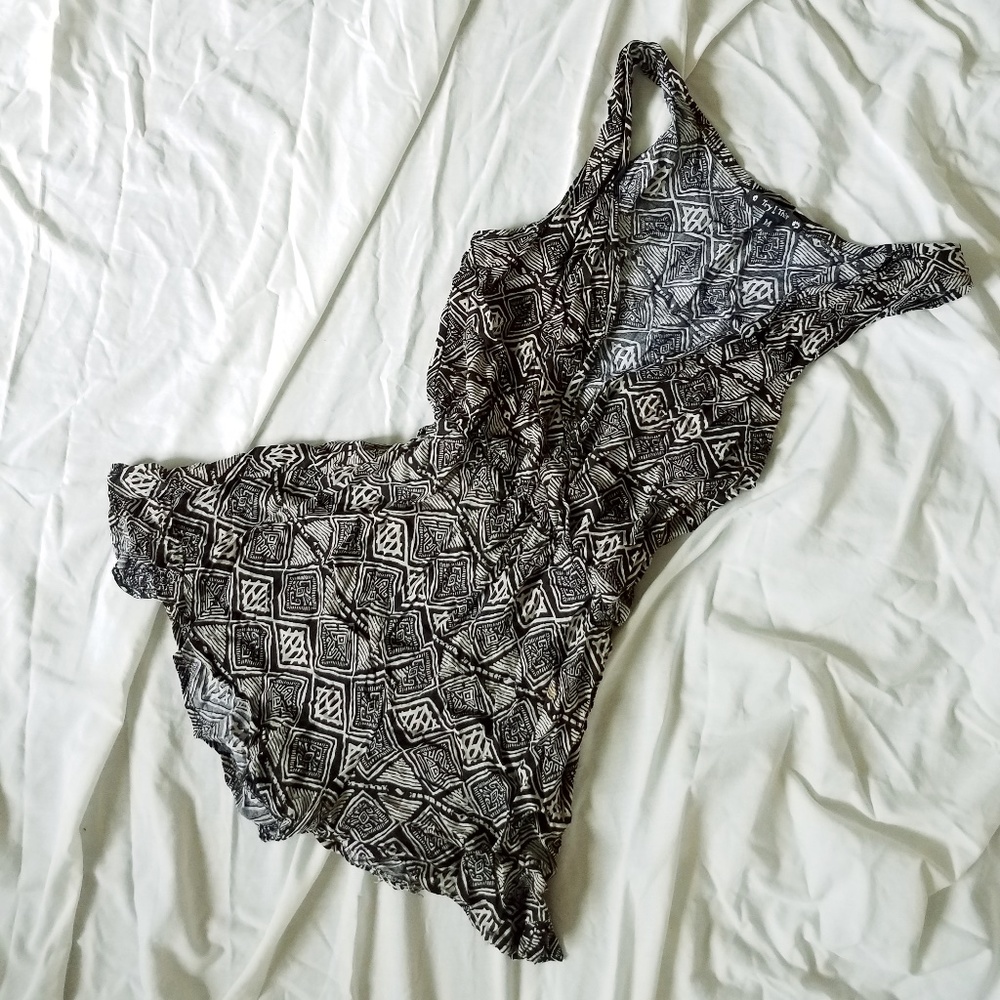 aztec print romper